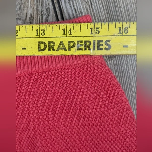 Alo Size Large Sweater Skirt In Candy Red With White Stripes Lined With Shorts - Picture 12 of 14